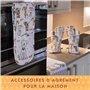SPOTTED DOG GIFT COMPANY Torchon Cuisine Lot de 2, Torchons à Vaisselle au Mignon Chien Imprimé, 100% Qualité Coton Absorbant, I