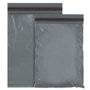 BRITISHPAPER Lot de 40 sacs postaux gris avec fermeture autocollante - 2 tailles - 20 de chaque petit à moyen - Assortiment de s