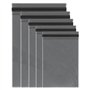 BRITISHPAPER Lot de 50 sacs postaux gris avec fermeture autocollante pour colis - 5 tailles et 10 de chaque petit au XL - Assort