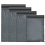 BRITISHPAPER Lot de 100 sacs postaux gris avec fermeture autocollante - 4 tailles S à L - Assortiment de sacs d'expédition