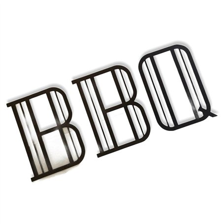 Panneau de barbecue de jardin