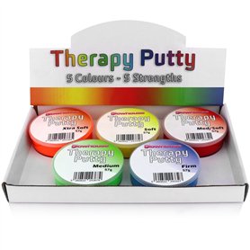 Lot de 5 pâtes thérapeutiques pour exercices de la main