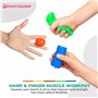 Lot de 5 pâtes thérapeutiques pour exercices de la main, non toxique, pour adultes et enfants 57 g
