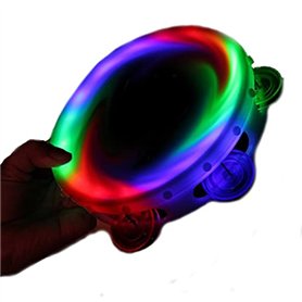 The Glowhouse Tambourin rond clignotant et lumineux