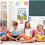 Chuckle - Calendrier Magnétique Enfant Avec Saisons, Dates Et Temps (EN ESPAGNOL) - 40x32 Cm - Jeu D'apprentissage Amusant Pour 