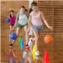 BRAMBLE Pack de 24 Petits Cônes de Signalisation 18 cm | Couleurs Variées | Parfait pour Les Fêtes et l'Entraînement