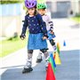 BRAMBLE Pack de 24 Petits Cônes de Signalisation 18 cm | Couleurs Variées | Parfait pour Les Fêtes et l'Entraînement