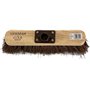 Newman & Cole Tête de balai en bois avec base rigide en poils durs naturels – Tête de balai en bois de rechange pour balayer la 