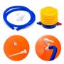 CKB Ltd Grande trémie géante rétro pour adultes – Gonflable avec pompe à pied pouvant supporter jusqu'à 100 kg – Taille XL 75 cm