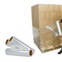 Rouleaux de film plastique transparent étirable pour emballage et palettes (largeur : 400 mm), Pack of 1, claire, 1