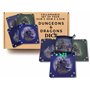 Lot de 4 plateaux à dés DnD de personnages fantastiques – Plateau à dés pliable – Plateaux à dés D&D – Plateau à dés Donjons et