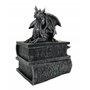 G&H Decor - Boîte à bijoux Dragon de 21 cm - Statue de dragon avec compartiment secret - Figurine fantaisie - Boîte à bijoux got