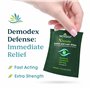 NOVEHA Demodex Lingettes pour paupières et cils | Boîte de 60 lingettes nettoyantes extra puissantes emballées individuellement 