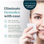 NOVEHA Demodex Lingettes pour paupières et cils | Boîte de 60 lingettes nettoyantes extra puissantes emballées individuellement 