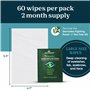 NOVEHA Demodex Lingettes pour paupières et cils | Boîte de 60 lingettes nettoyantes extra puissantes emballées individuellement 