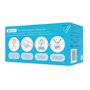 Omnitex Lot de 20 doublures de chaise percée à très haute absorption 2500 ml avec tampon de conversion en gel 80 % granulés SAP 