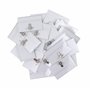 Belle Vous Porte Badge Plastique Horizontal à Pince (Lot de 100) - 90 x 56 mm - Badge Infirmiere