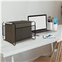Belle Vous Support Dossier Suspendu A4 en Maille Métallique Noire - 33,5 x 28,2 x 25 cm - Capacité de 30 Documents Environ - Boi