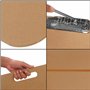 Kurtzy Large Planche à Dessin d’Artiste - 66 x 58,3 cm - Planche a Dessin Portable en Bois Solide avec Poignée et Double Pince À