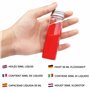 Kurtzy Tubes à Essai Plastique Transparent avec Capuchon à Vis et Brosse de Nettoyage (25Pcs) -Eprouvettes Réutilisables Transpa