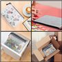 Belle Vous Pochette Plastique Zip Transparentes (Lot de 12) - Pochette Zip A4 - Pochette Plastique Étanche Multi-Usages pour Voy