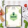 Belle Vous Protege Menu A4 (10 Pcs) - Porte Menu Restaurant 1 Page Double Face Style Américain - Pochette Menu Noires avec Coins