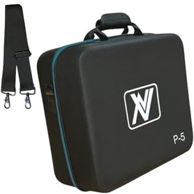 Q-View NV Étui de transport pour PS5 Disc et Digital Edition avec compartiments bandoulière pour manette