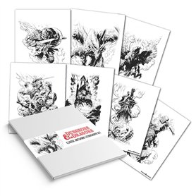 Dungeons & Dragons FaNaTtik Lithograph 7-Set 36 x 28 cm Posters Wallscrolls