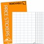 Lot de 360 autocollants de prix faciles à décoller – 20 x 13 mm – Petites étiquettes autocollantes idéales pour prix