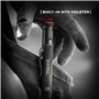 Tracer Marqueur de construction rouge sans obstruction avec étui de chantier (marqueur polyvalent parfait pour les surfaces bril