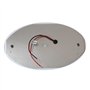 Marvix Plafonnier LED à intensité variable finition miroir avec interrupteur tactile pour caravane, camping-car et bateau 12 V 2