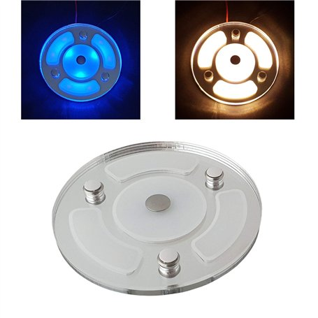 Marvix Lumière LED 12 V 24 V à intensité variable jour nuit interrupteur tactile 100 mm spot caravane bateau