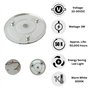 Marvix Lumière LED 12 V 24 V à intensité variable jour nuit interrupteur tactile 100 mm spot caravane bateau