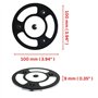 MARVIX Spot LED 12 V 24 V Noir – 100 mm Montage en saillie mince plafonnier plafonnier plafonnier avec variateur d'intensité tac