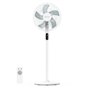 MYCARBON Moteur DC Ventilateur sur Pied Ultra Silencieux 20dB Hauteur Réglable 130cm/100cm/70cm avec Télécommande 3744m³/h Oscil
