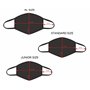 FM London Accessories 50-Pack Reusable Cotton Madras, Noir, 50 Unité (Lot de 1) Mixte Adulte