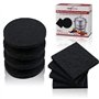 RED FACTOR Lot de 8 filtres de Rechange à Charbon Actif Extra épais pour bacs de Compost de Cuisine sans Odeur (4 Ronds