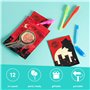 THE TWIDDLERS 12 Petits Carnet de Notes & 12 Stylos à Encre Invisible avec Lampes UV & Pochette - Anniversaires d'Enfants, Poche
