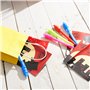 THE TWIDDLERS 12 Petits Carnet de Notes & 12 Stylos à Encre Invisible avec Lampes UV & Pochette - Anniversaires d'Enfants, Poche