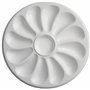 Lot de 2 - Assiette à Huîtres en Plastique – 12 Places