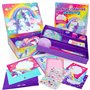 Original Stationery Coffret Papier à Lettre Fille - Ensemble Papeterie Kawaii de 45 pièces - Papeterie Fantaisie de Licorne - Ca