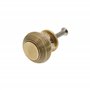 Infinity Decor Bouton de placard en laiton vieilli style vintage ruche 40 mm – Bouton intérieur en laiton massif idéal pour meub