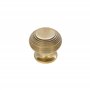 Infinity Decor Bouton de placard en laiton vieilli style vintage ruche 40 mm – Bouton intérieur en laiton massif idéal pour meub