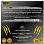 5 x SabreCut SCRS1531L_5 240 mm 5 TPI S1531L Lames de scie sabre à coupe très rapide compatibles avec Bosch Dewalt Makita et bie