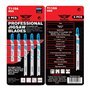 15 x TopsTools JSTTK3118 T118A T118B T118G lames de scie sauteuse pour coupe de métal compatibles avec Bosch Dewalt Makita Milwa