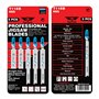 15 x TopsTools JSTTK3118 T118A T118B T118G lames de scie sauteuse pour coupe de métal compatibles avec Bosch Dewalt Makita Milwa