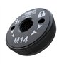 1 x SabreCut GRNSCA 46mm M14 Meuleuse d'angle en phosphate noir robuste à changement rapide Ã‰crou de bride de retenue de verrou