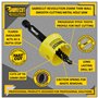 SabreCut HSM025 Kit de scie cloche haute performance pour tôle d'acier à paroi mince 25 mm avec corps en acier et mandrin en cob