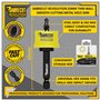 SabreCut HSM025 Kit de scie cloche haute performance pour tôle d'acier à paroi mince 25 mm avec corps en acier et mandrin en cob