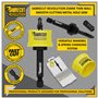 SabreCut HSM025 Kit de scie cloche haute performance pour tôle d'acier à paroi mince 25 mm avec corps en acier et mandrin en cob